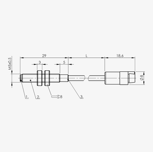 Capteur capacitif miniature d'origine B-ALLUFF BCS0011 BCS M05T4C-XXS10C-EP02-GZ01-002 en stock - Product Image 5
