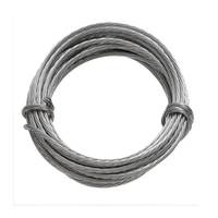 Câble en acier galvanisé 6 mm 8 mm 10 mm 6x12 haute résistance pour la construction et le levage