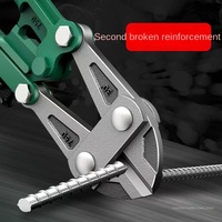Pince coupante métrique KANGMAI DIY Strong Hawk, à mâchoires carrées de 180 mm, avec poignée ergonomique à prise souple, pour la coupe de boulons, avec fonction de verrouillage