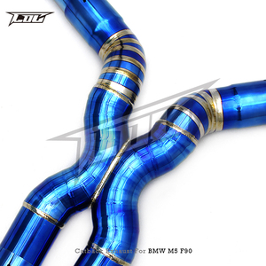 Tuyau d'échappement à montage direct pour BMW M5 F90 4.4T 2018-2023, titane léger, Supersport, X-pipe, son Catback avec télécommande - Product Image 3