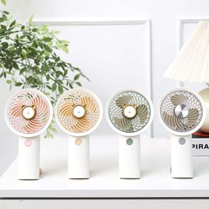 Portable Mini Fan Handheld Rechargeable <b>Battery</b> <b>Operated</b> DC Motor 5W Quiet Cooling Hands-Free Over 8 Hours for Desk Student Use - Product Image 2