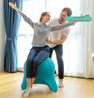 Chaise de yoga moderne et confortable avec fonction massage, design ergonomique, imperméable, pour la maison, le bureau, la salle de sport, la chambre, la stabilité et l'équilibre