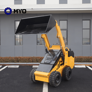 Minicargadora de Alta Calidad con Capacidad de 1400 kg, Máquina de Movimiento de Tierras con Dirección Independiente, Brazo Articulado, Cuchara de 0.15 m, Descarga de 1700 mm - Product Image 5