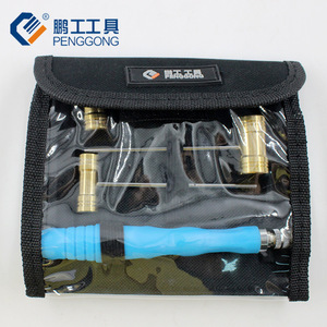 Penggong Round-headed Mini Telescopic Copper Hammer 3-piece Set Interchangeable Heads For Precision Instrument Repair - Product Image 3