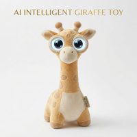 Cuteyeah Giraffe KI-Sprachgesteuerter Lernroboter Plüschtier Kindergeschenk Weiche Stoffpuppe EN71 Zertifiziert 2026 Neu Interaktiv