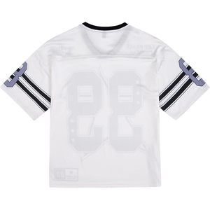 เสื้อยืดคอกลมโอเวอร์ไซส์ FOXA สำหรับผู้หญิง หมายเลข 99 ลายกราฟิก สตรีทแวร์ เนื้อผ้าโพลีเอสเตอร์ ระบายอากาศได้ดี - Product Image 4