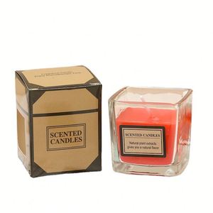 Juego de Regalo de Velas Aromáticas Hechas a Mano, Creativas, de Vidrio, para Aromaterapia, sin Humo, Románticas, con Aceites Esenciales - Product Image 5