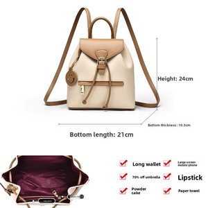 <span class=keywords><strong>Sac</strong></span> à <span class=keywords><strong>dos</strong></span> compact pour <span class=keywords><strong>femme</strong></span> en PU, résistant à l'usure, de haute qualité, best-seller transfrontalier, au style sophistiqué - Product Image 2