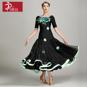 Ylf816 vestido de práctica de salón de baile de gama alta mujeres trajes de baile de tango <span class=keywords><strong>Flamenco</strong></span> mujeres vestido de práctica de baile suave para la venta - Product Image 5