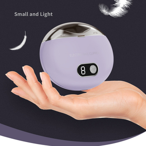 Coupe-ongles électrique automatique rechargeable en acier inoxydable pour adultes - Product Image 2