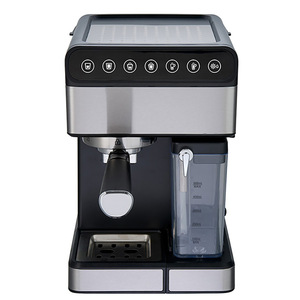 Cafetera italiana portátil multifuncional Totalmente semiautomática Pequeña espuma de leche Vapor 20 bar Presión Hotel de acero inoxidable - Product Image 4