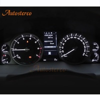 Pantalla de medidor de cabina Virtual 12,3 para Toyota Land Cruiser LC200 2008-2020 Panel de instrumentos de grupo Digital Multimedia AutoPlayer