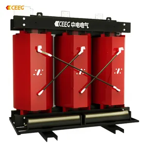 CEEG transformator listrik isolasi tipe kering, transformator tiga fase 10kv 500kVA untuk peralatan pertambangan