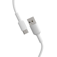 Blanc 2.4A 1m Liquide Silicone Câble Type c Câble Usb Câble pour Android