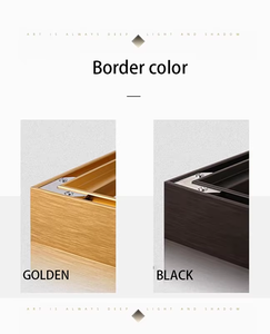 Murales de Pared con Diseño de Hojas HD Personalizados <span class=keywords><strong>para</strong></span> Salas de Estar, <span class=keywords><strong>Cuadros</strong></span> Decorativos Modernos de Lujo con Cristales Dorados <span class=keywords><strong>para</strong></span> Comedores de Alta Gama - Product Image 5