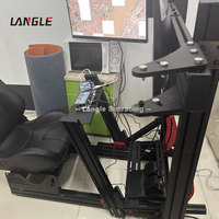 Bon simulateur de conduite directe Sim simulateur de vol Cockpit manette de vitesse à dégagement rapide volant simulateur de course de mouvement