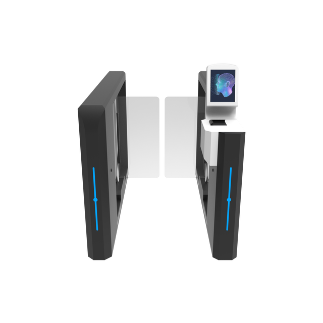 Customs Airport Speed Swing Barrier RFID QR Code Swing Barrier Gate