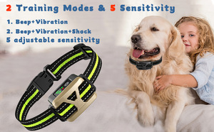 OEM ODM Wiederaufladbares Antibell-Hundehalsband Intelligentes Bellkontroll-Halsband aus Kunststoff - Product Image 3