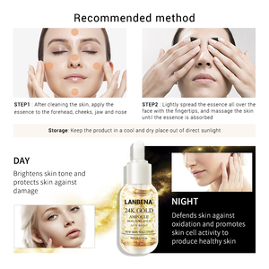 LANBENA puro colágeno instantánea cara suero <span class=keywords><strong>oro</strong></span> ampolla envío gratuito - Product Image 6