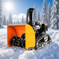 Mesin Pembersih Salju Beroda Dua Bertenaga Bensin, Penggerak Sendiri, Auger Dua Tahap, Alat Berat, Grosir Musim Dingin