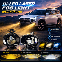 Phare antibrouillard bi-LED VAHID 2'' VAHID FW221 12V 6000K Tricolore Laser IP67 Étanche pour Mitsubishi Xforce Destinator