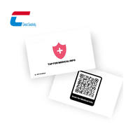 Tarjeta de Identificación Médica NFC con Código QR Personalizado para Contacto de Emergencia, Cuidado de Ancianos y Seguridad Infantil