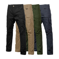 Pantalon cargo tactique pour homme, multi-poches, pantalon de travail d'extérieur, kaki FP21103