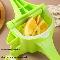 Handmatige citruspers, heavy-duty handpers, PC-plastic, multifunctioneel, afneembare limoenpers