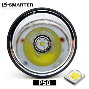 E-SMARTER P50 <b>Rechargeable</b> LED Flashlight Aluminum Alloy Outdoor Camping <b>Torch</b> With Convex Lens - Product Image 5