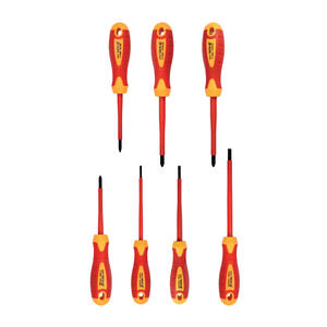 Yato Insulated Screwdriver <b>Set</b> Slotted Phillips Cross YT2827 Hand <b>Tool</b> Kit - Product Image 3