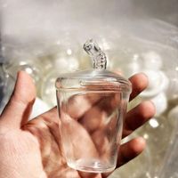 Jouet anti-stress DIY en caoutchouc souple TPR transparent, forme de bouteille creuse, coque vide, fait main, jouet de décompression à presser