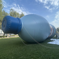 Bouteille publicitaire gonflable en tissu Oxford de haute qualité, taille personnalisée, pour la publicité extérieure et la décoration d'expositions