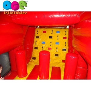 Castillo hinchable comercial para niños, juego divertido para correr, obstáculos con tobogán, combo, camión de bomberos, tema, pista de obstáculos inflable - Product Image 5