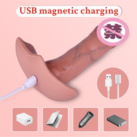 Neu eingetroffen: Butterfly Love tragbarer, 8-frequenziger, einziehbarer, teleskopischer Vibrator mit kabelloser Fernbedienung