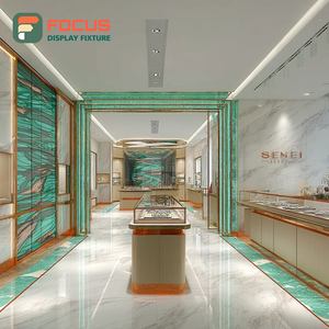Luxury Luxury Jewelry Store Furniture Polished Surface Brand Store Jewelry Cabinet - Product Image 3