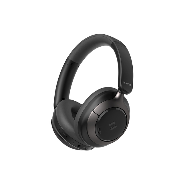 Havit H683BT Active Noise Cancelling Headphones Active Noise Cancellation Spatial Audio Foldable Lightweight Wireless Headphones