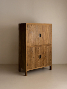 Buffet de rangement <span class=keywords><strong>scandinave</strong></span> japonais en bois massif <span class=keywords><strong>vintage</strong></span> bûche quatre seaux wabi-sabi vent bibliothèque - Product Image 3