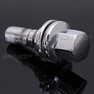 4 tuercas de rueda M12x1.25 de 17 mm, tornillos de aleación con asiento plano para PEUGEOT 206 207 307 308 406 407 607 - Product Image 4