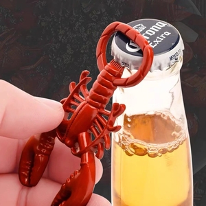 Homard <span class=keywords><strong>tire</strong></span>-<span class=keywords><strong>bouchon</strong></span> ouvre-bouteille Portable métal vin bière ouverture cuisine outils accessoires serveur amis Bar fête fournitures - Product Image 1