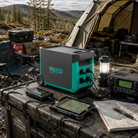 Station d'alimentation portable 5,4 kWh 5000 W avec batterie LiFePO4 et recharge solaire pour sites extérieurs et urgences familiales - Distributeur en gros