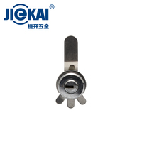 Serrure à came encastrée double à double pignon JK372 de 16 mm en acier inoxydable pour vitrine