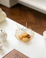 Ventes en gros de bols à fruits décoratifs en alliage de zinc irréguliers, durables et élégants pour la maison ou le restaurant