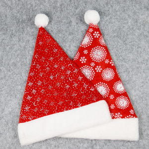 Chapeau <span class=keywords><strong>de</strong></span> Noël en flanelle scintillante avec paillettes, décoration <span class=keywords><strong>de</strong></span> Noël, chapeau <span class=keywords><strong>de</strong></span> Père Noël brillant - Product Image 5