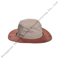 Vente en gros de casquettes seau en corde pliante imperméables pour hommes chapeaux seau avec ficelle et logo de broderie personnalisés