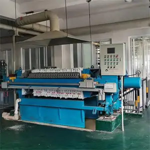 Small Manual Filter Press Ceramics Sludge Treatment Chamber Membrance Filter Press for Wastewater Separation