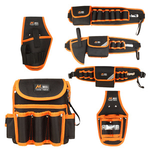 Bolsa de herramientas impermeable de tela Oxford, bolsa de herramientas gruesa de talla grande, bolsa colgante multifuncional, bolsa de almacenamiento para electricista - Product Image 1