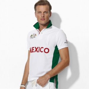 Camiseta de Verano para Hombre, 100% Algodón, Cuello Camisero, Bordado del Escudo de Malaca, Estilo Nacional, Corte Ajustado, Casual - Product Image 2