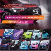 TPU PPF alto brillo lucha verde Auto envoltura película alta visibilidad Logo gráfico CAMBIO DE Color pegatinas de coche