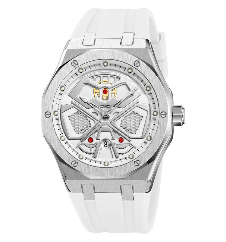 สีเงิน/สีขาว