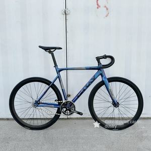 אפור f18 פלדה מת מעופפת אופניים מסגרת לא ריתוך שריר קבוע שיניים שדה מירוץ הפוך נסיעה 700c מהירות קלה - Product Image 1